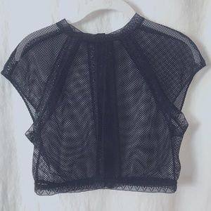 Mesh crop top